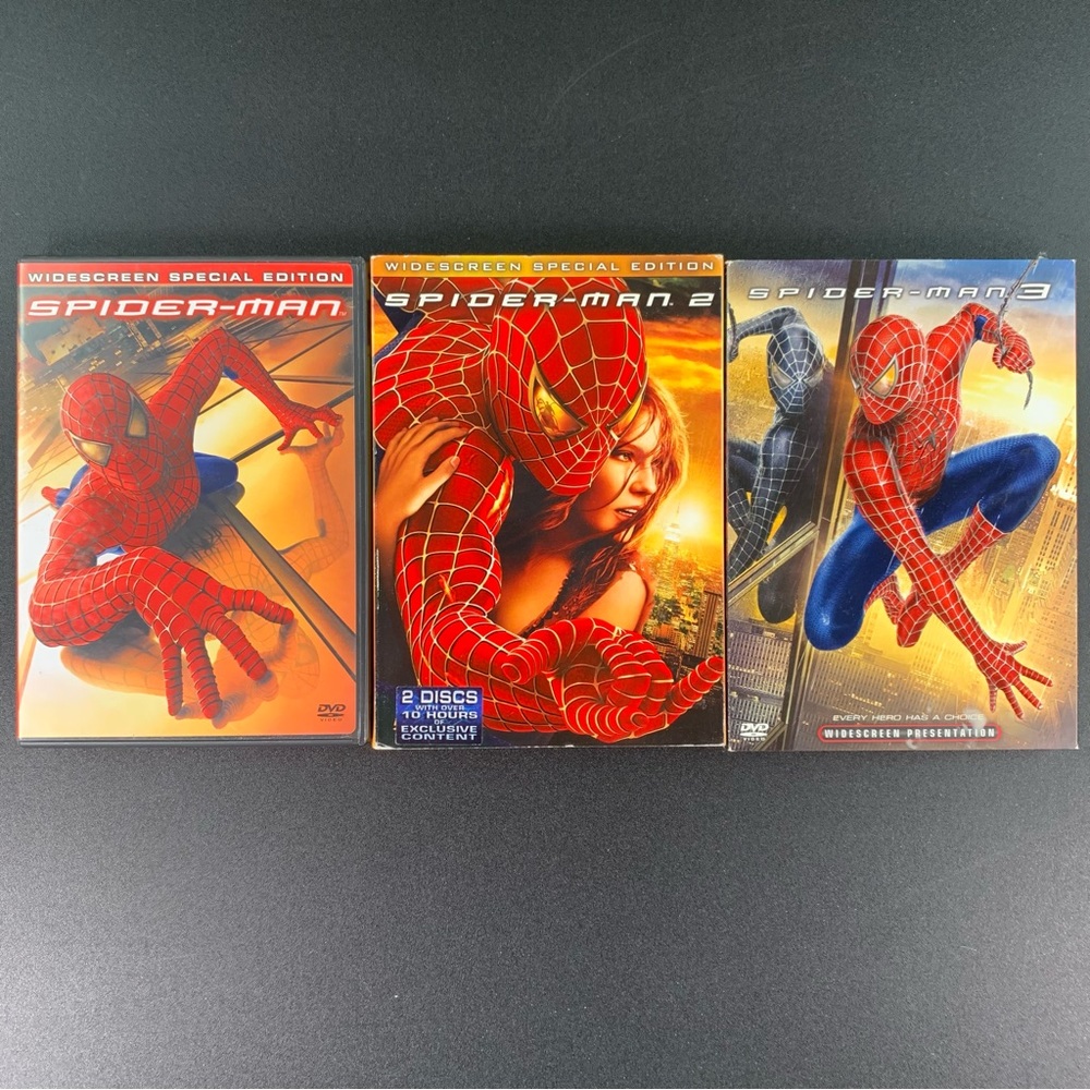 Spider-Man Trilogy DVD Set. - Picture 1 of 16